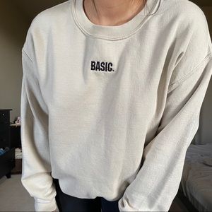 BASIC. sweatshirt